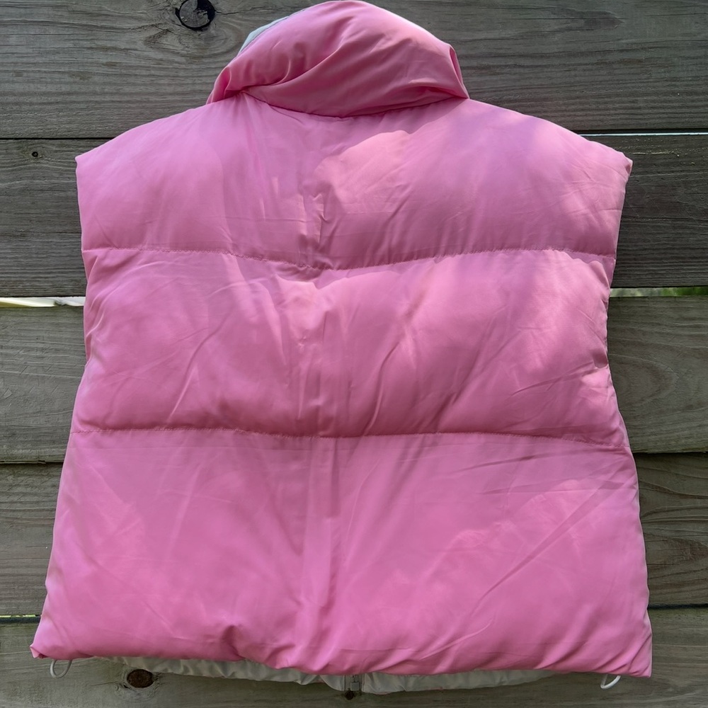 New In pink Puffer vest. NWT - Picture 2 of 11